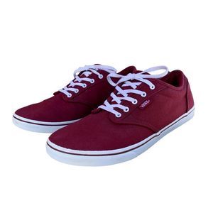 VANS 10 Off the Wall Atwood Low Sneakers Burgundy Flats Shoes Shoe size 10